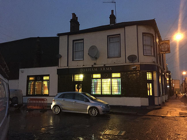 Durham Arms, 24 Stephenson Street, E16 - in December 2016