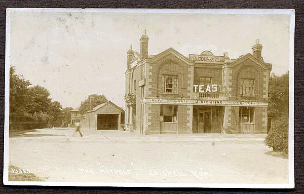 Maypole, Chigwell Row [with J Hickling names above the door - circa 1908