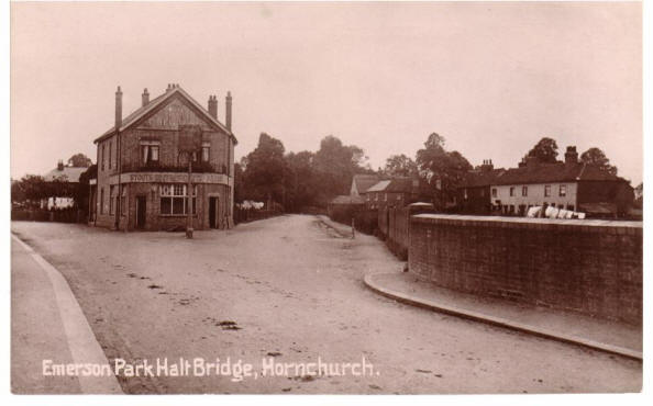 Chequers, near to Emerson Park Halt, in 1910