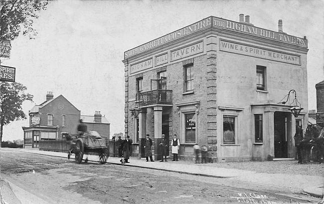 The Higham Hill Tavern, with Landlord, William Henry Woodward - circa 1900