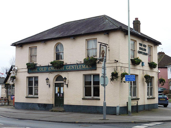 Old English Gentleman, Turners Hill, Cheshunt - in February 2015