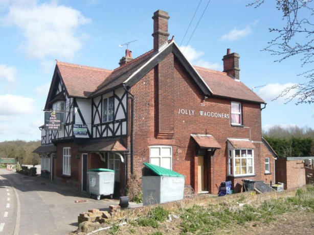 Jolly Waggoners, Widford Road, Much Hadham - in March 2009