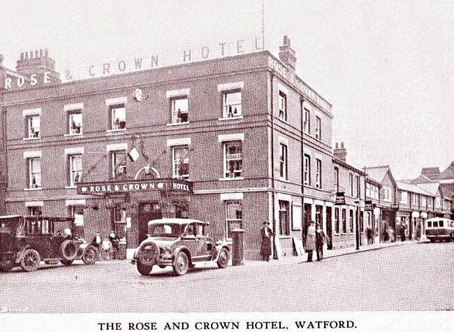 Rose & Crown Hotel, High Street, Watford, Hertfordshire