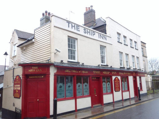 Ship, 347 High Street, Rochester - in February 2010