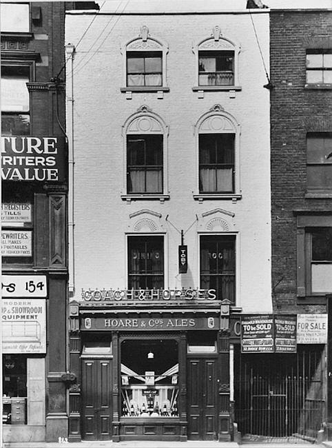 Coach & Horses, 153 Aldersgate Street, Aldersgate  - circa 1930