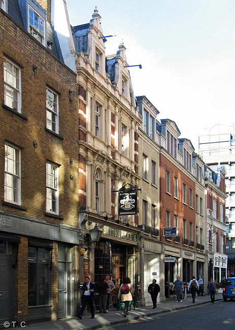Sutton Arms, 6 Carthusian Street EC1 - in June 2013