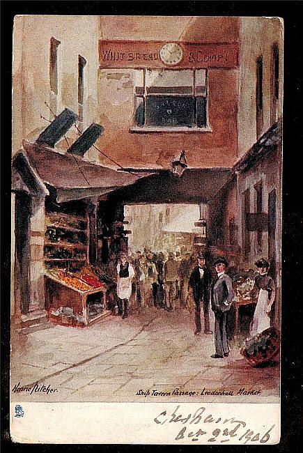 Swan, Ships Tavern Passage - posted in 1906