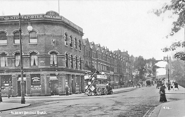 Prince Albert, 85 Albert Bridge road & Parkgate road, Battersea - circa 1890