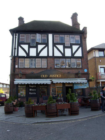 Old Justice, Bermondsey Wall, Bermondsey - in March 2009