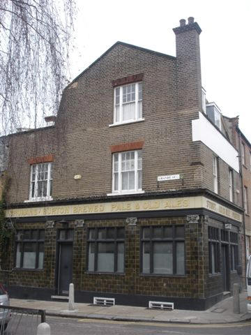 Britannia, 12 Chilton Street, E2 - in January 2008