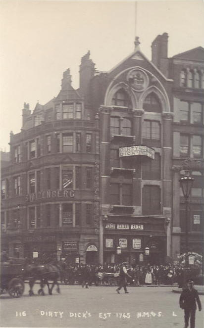 Dirty Dicks, 202 Bishopsgate - established 1745