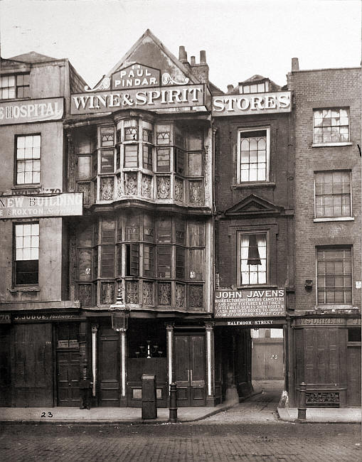 The Paul Pindar - with John Javens advertising next door