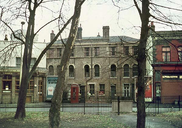Victoria Park Station, Cadogan Terrace and 50 Cadogan Terrace