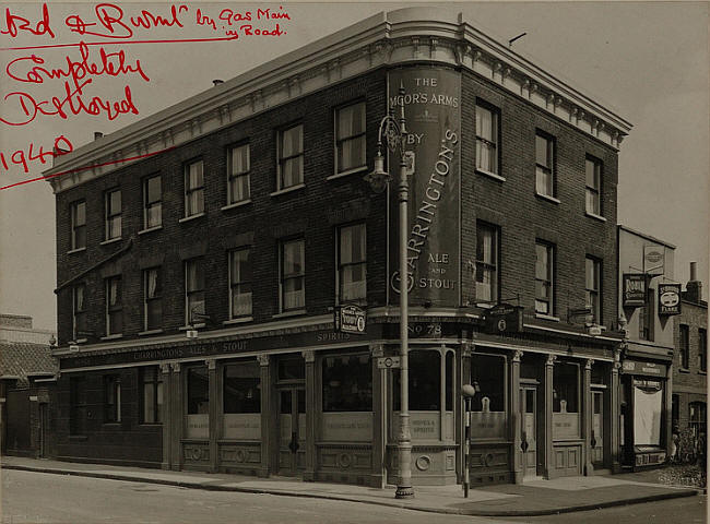 Moors Arms, 78 Bow Common Lane, Bromley - in 1939