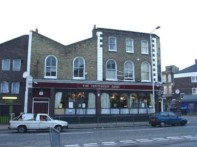 Tenterden Arms, in recent years - Kindly provided by Philip Mernick @ http://www.mernick.co.uk/thhol/