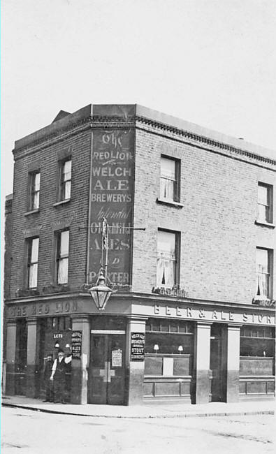 Red Lion, 62 Bird In Bush Road & Ledbury road, Peckham - in circa 1912