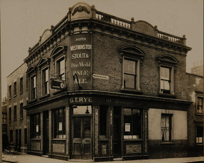 Warrior, 111 Farmers Road, Camberwell SE5 - Landlord G T Rye