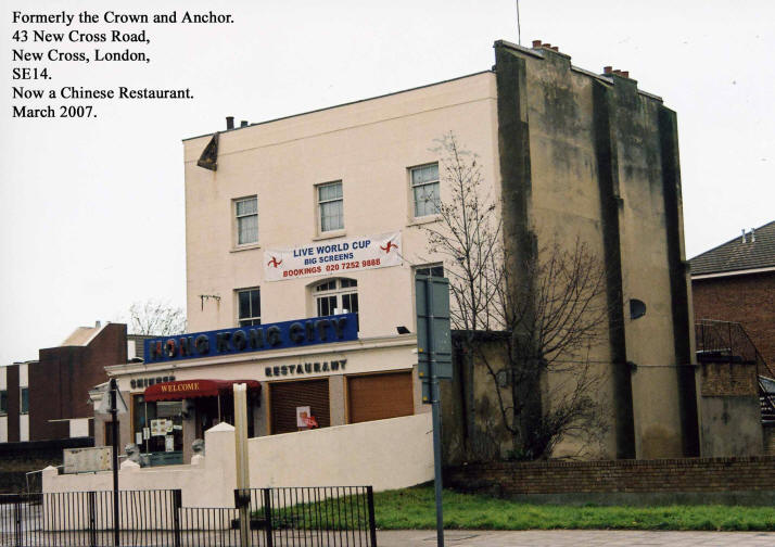 Crown & Anchor, 43 New Cross Road, New Cross - in March 2007