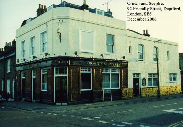Crown & Sceptre, 92 Friendly Street, Deptford - in December 2006