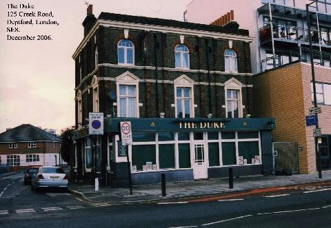 The Duke, 125 Creek Road, Deptford - in December 2006