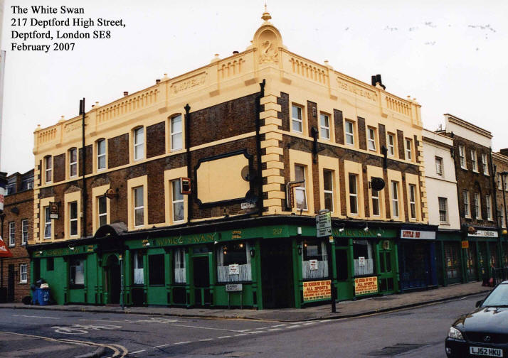 White Swan, 217 Deptford High Street - in February 2007