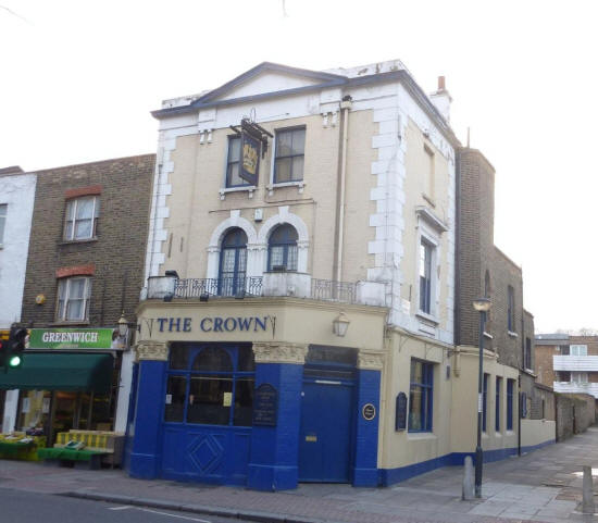 Crown, 176 Trafalgar Road, Greenwich - in January 2011