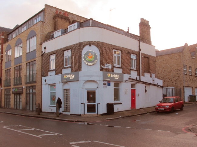 The former Duke Of York, Lewisham Road at the corner of Friendly Place, in 2017. The building is currently in use as a dental surgery.