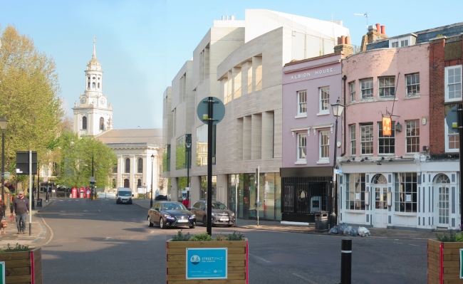 The original entrance to the Spread Eagle yard, in Nevada Street - in 2021