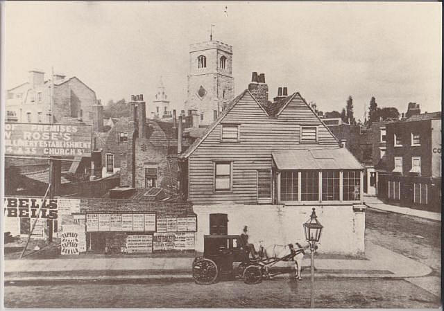 Eight Bells, Mare Street, Hackney - in 1873 (later the Railway Tavern)