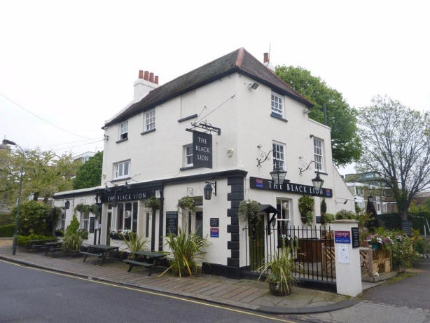Black Lion, 2 South Black Lion Lane, W6 - in April 2010