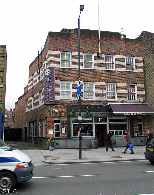 Duke of Cornwall, 48 Fulham Palace Road, W6 - in February 2014