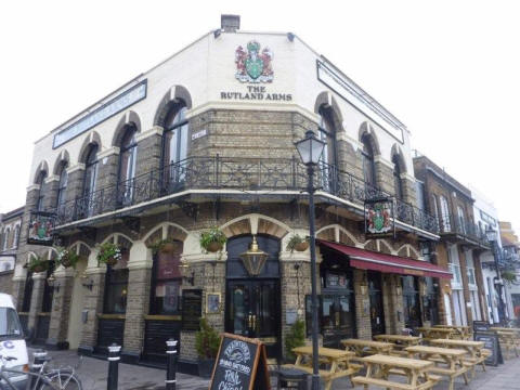 Rutland Arms / Hotel, 15 Lower Mall, W6 - in April 2010