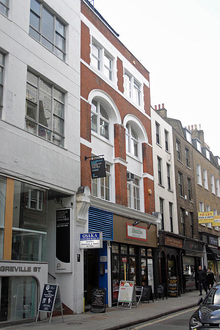 Sir Ralph Abercrombie, 13 Charles Street, Hatton Garden, Holborn - in February 2018