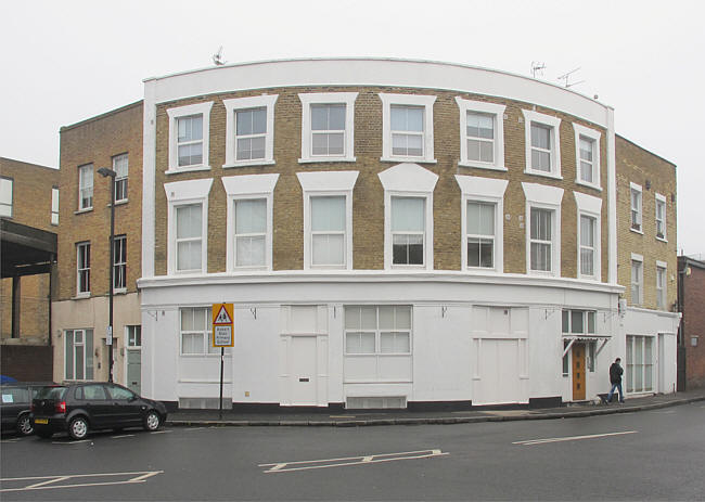 Albion, 102 Blundell Street, Islington N7 - February 2017 after being converted to flats