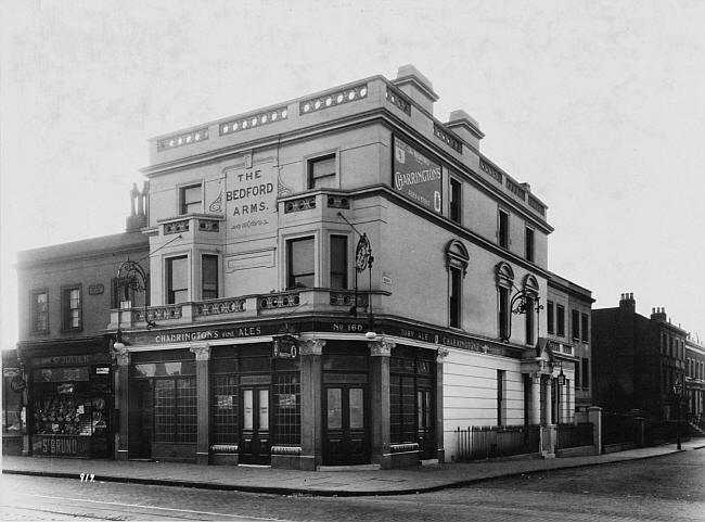 Bedford Arms, Seven Sisters road and Berriman road, N7 - in circa 1920