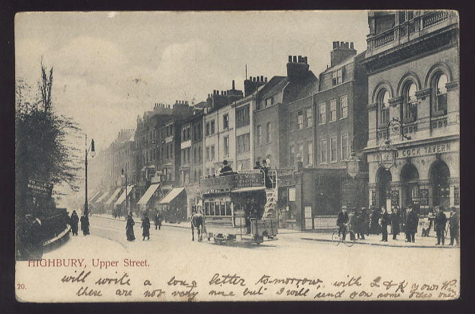 (Old) Cock Tavern, 259 Upper Street, N1 - 1906