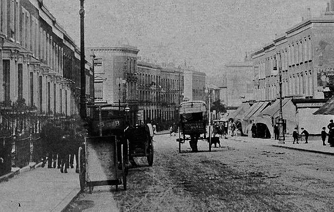 Duke Of Wellington, on lefthand side of St James road (now Mackensie road) on the corner of Wellington road (now Lough road) - circa 1900
