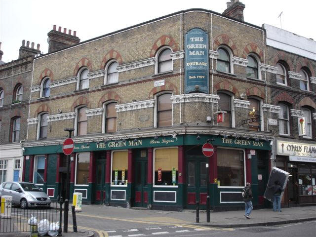 (Old) Green Man, 144A Essex Road, N1 - in March 2007