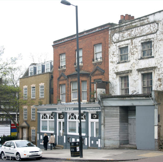 Whittington & Cat, 89 Highgate Hill, N19 - in April 2010