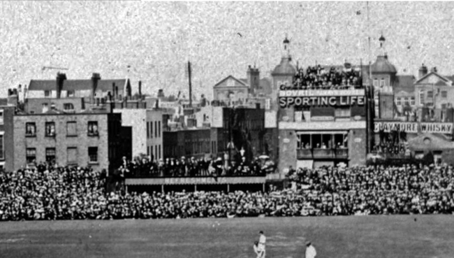 Clayton Arms, Kennington Oval, from a test match in 1899