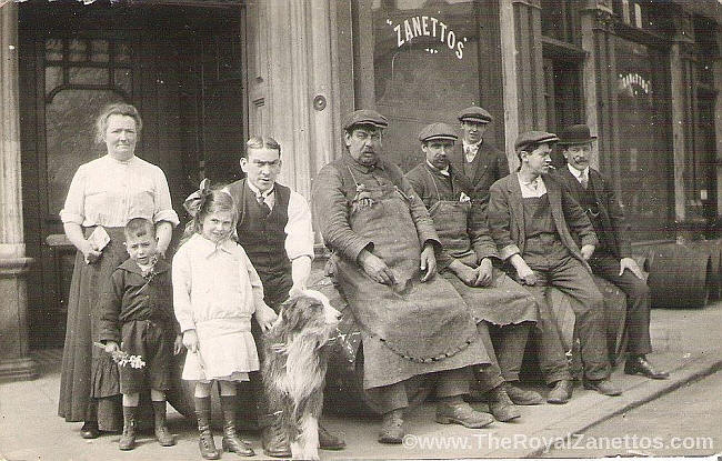 The Tower, 76 Westminster Bridge Road in 1914 Inscribed