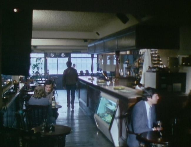 Another of the Watermans Arms when it was Bootys Wine Bar, from the the 1980 BBC TV series, The Chinese Detective. Episode, Wheels Within Wheels.