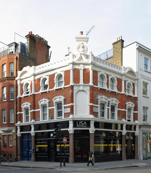 Earl Russell, 24 Mortimer Street, W1 - in April 2010