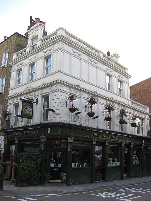 George & Dragon, 151 Cleveland Street, Marylebone - in February 2014