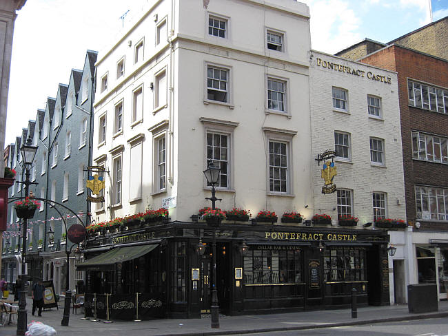 Pontrefact Castle, 71 Wigmore Street, Marylebone - in July 2013