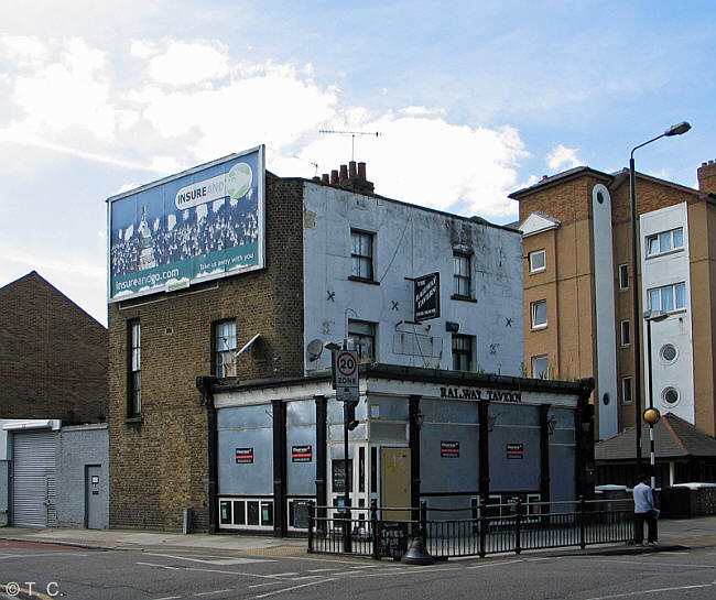 Railway Tavern, 131 Globe Road E2 - in June 2014