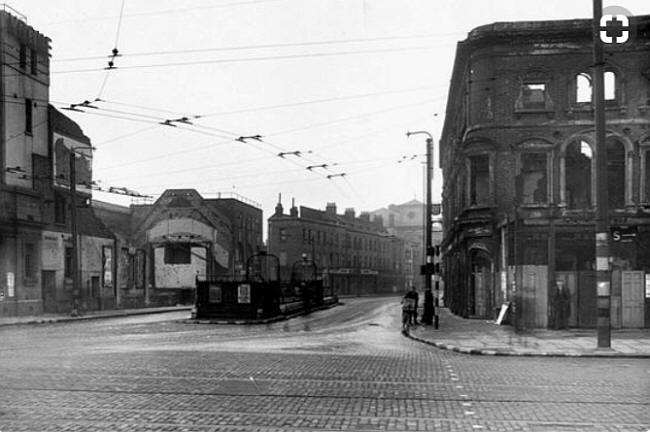 Royal Hotel, 560a Mile End Road, Mile End - circa 1944 after bomb damage