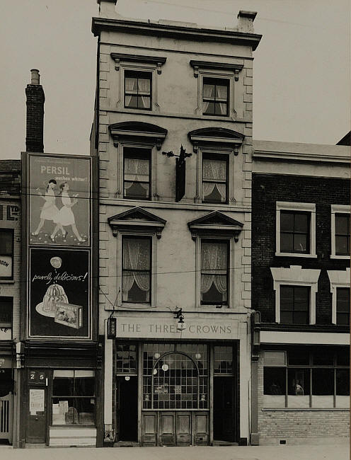 Three Crowns , 237 Mile End Road, Mile End E1
