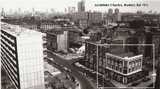 Archduke Charles, 1 Rodney Road, Newington SE17 - in the 1970's