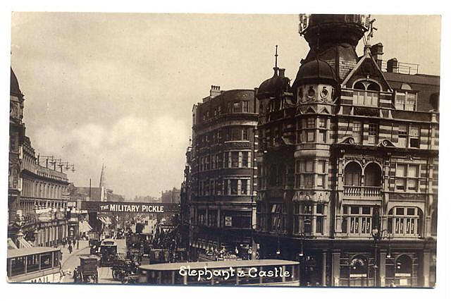 Elephant & Castle, Newington Butts - a close up view
